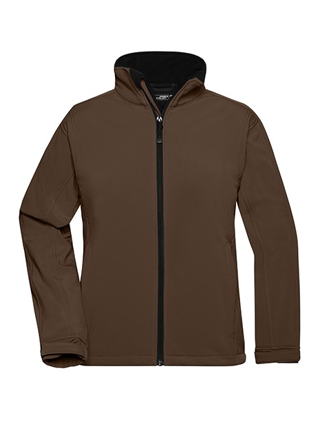 JAMES & NICHOLSON Blouson Néo Femme brun personnalisable